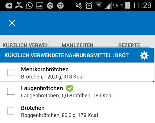 Dokumentation Nahrung - Essen